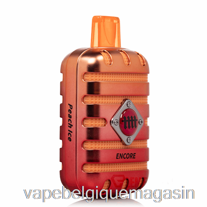 Vape Shop Bruxelles Que ça Encore 6500 Glace à La Pêche Jetable